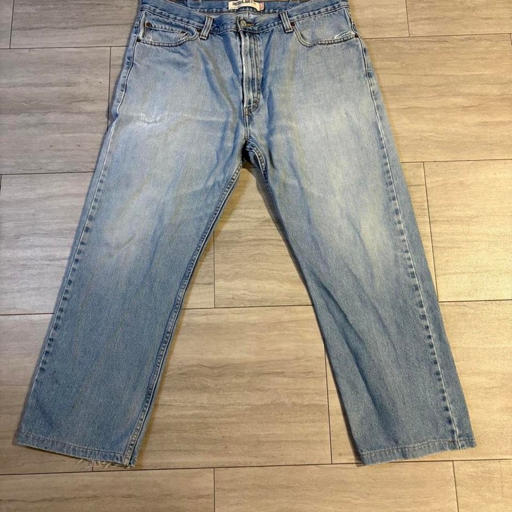Vintage 90s Levi's 505 blue cotton jeans